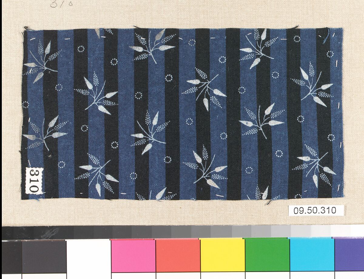 Piece (one of 116), Cotton, German