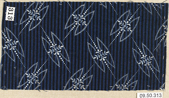 Piece (one of 116), Cotton, German 