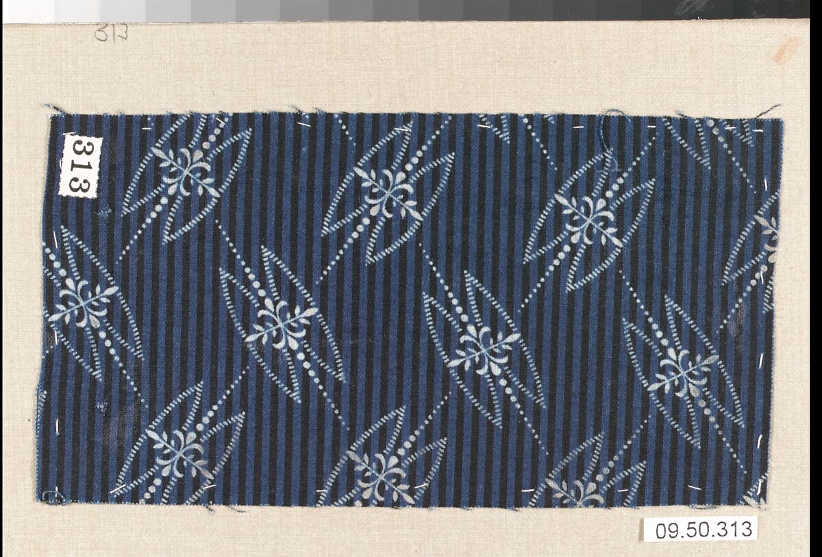 Piece (one of 116), Cotton, German