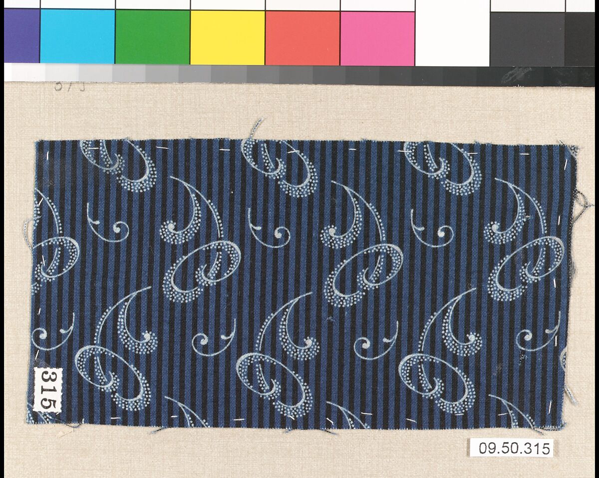 Piece (one of 116), Cotton, German