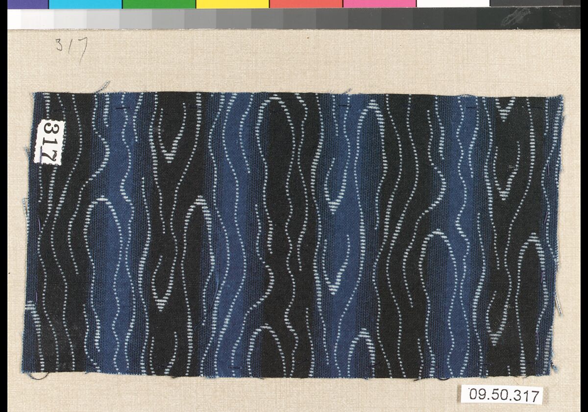 Piece (one of 116), Cotton, German