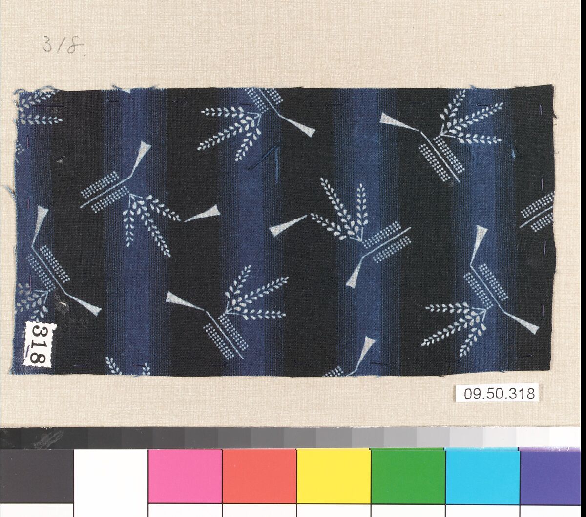 Piece (one of 116), Cotton, German