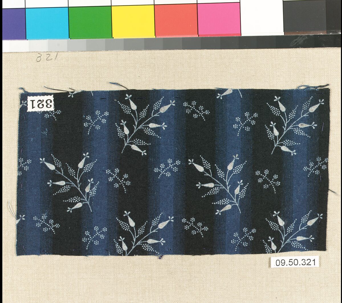 Piece (one of 116), Cotton, German