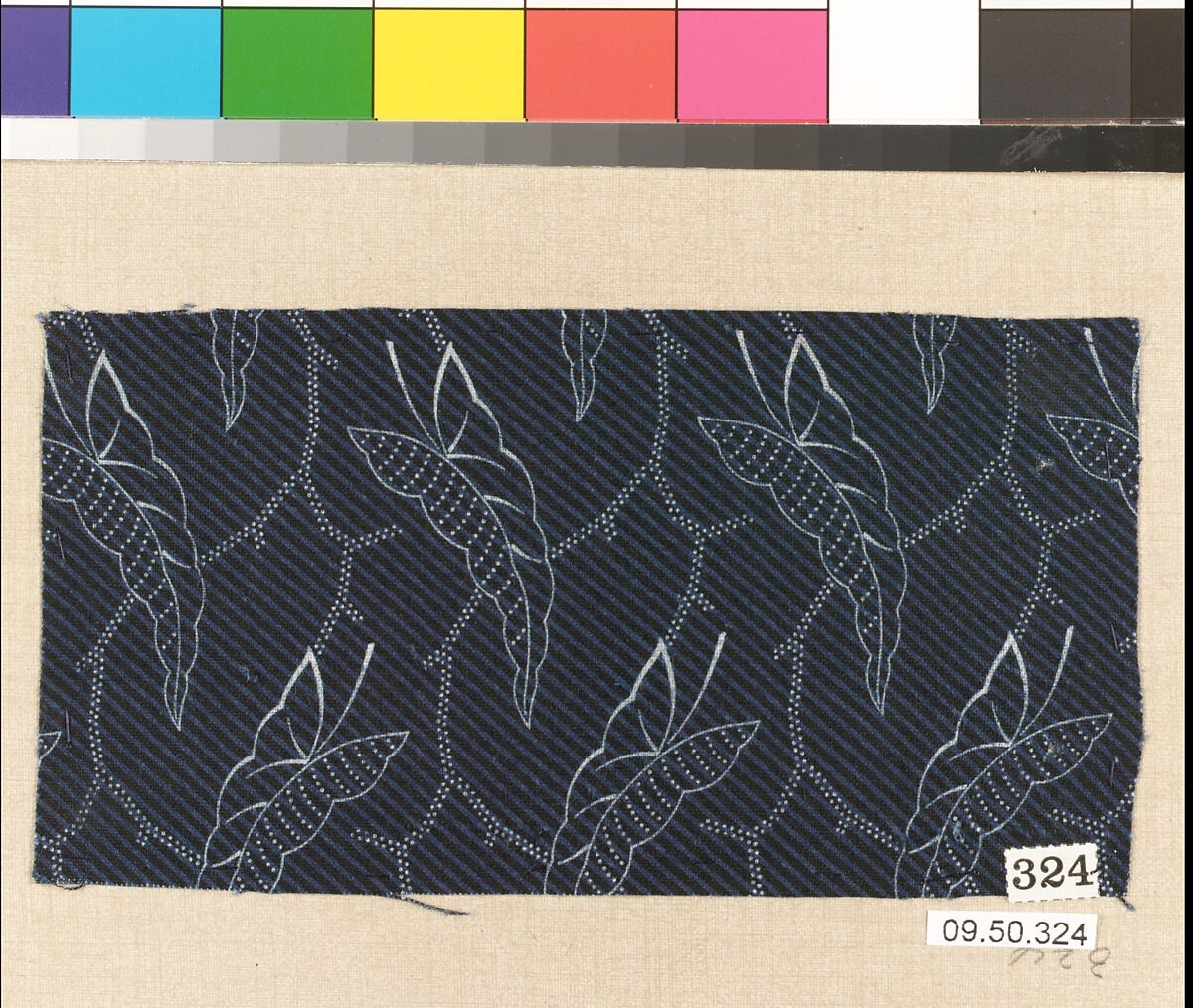Piece (one of 116), Cotton, German
