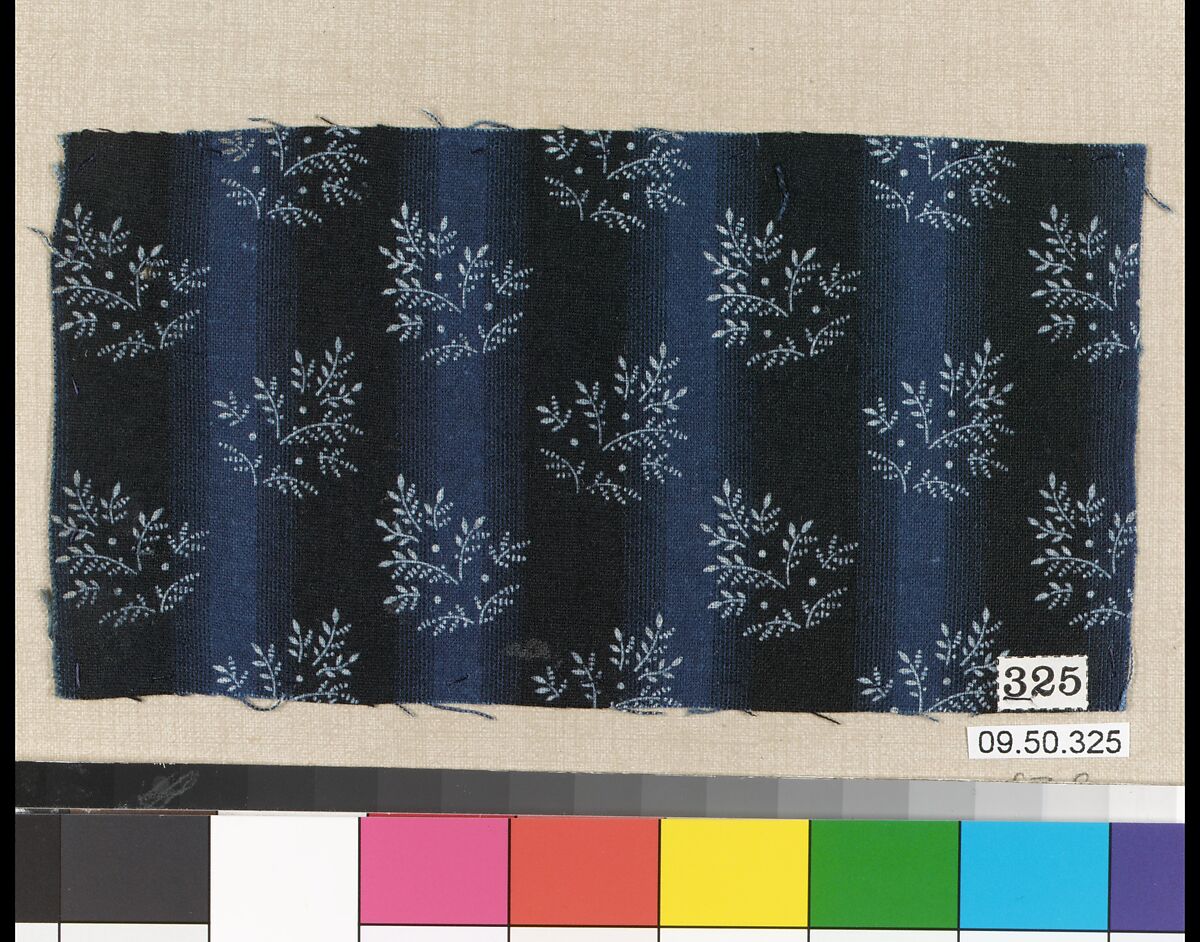 Piece (one of 116), Cotton, German