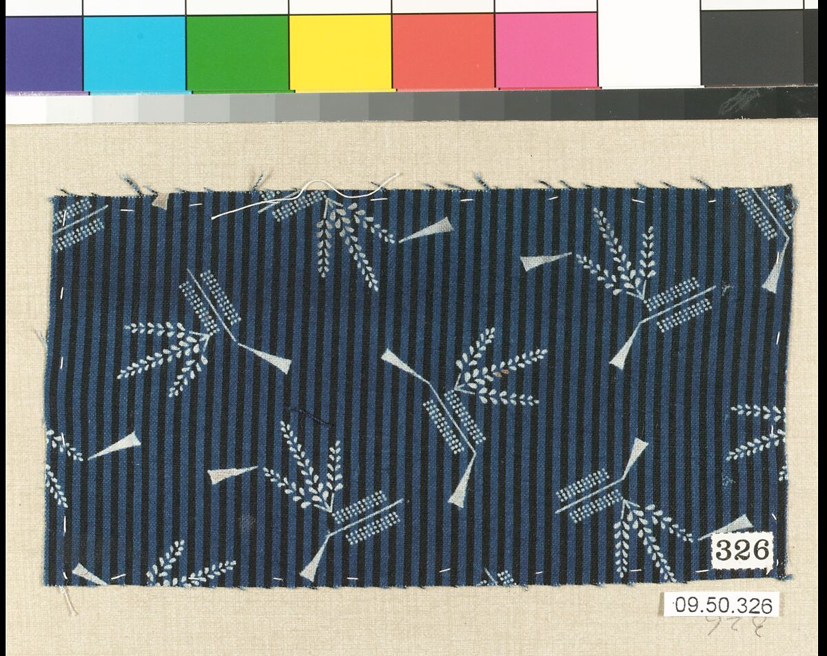 Piece (one of 116), Cotton, German
