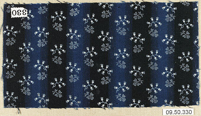 Piece (one of 116), Cotton, German 