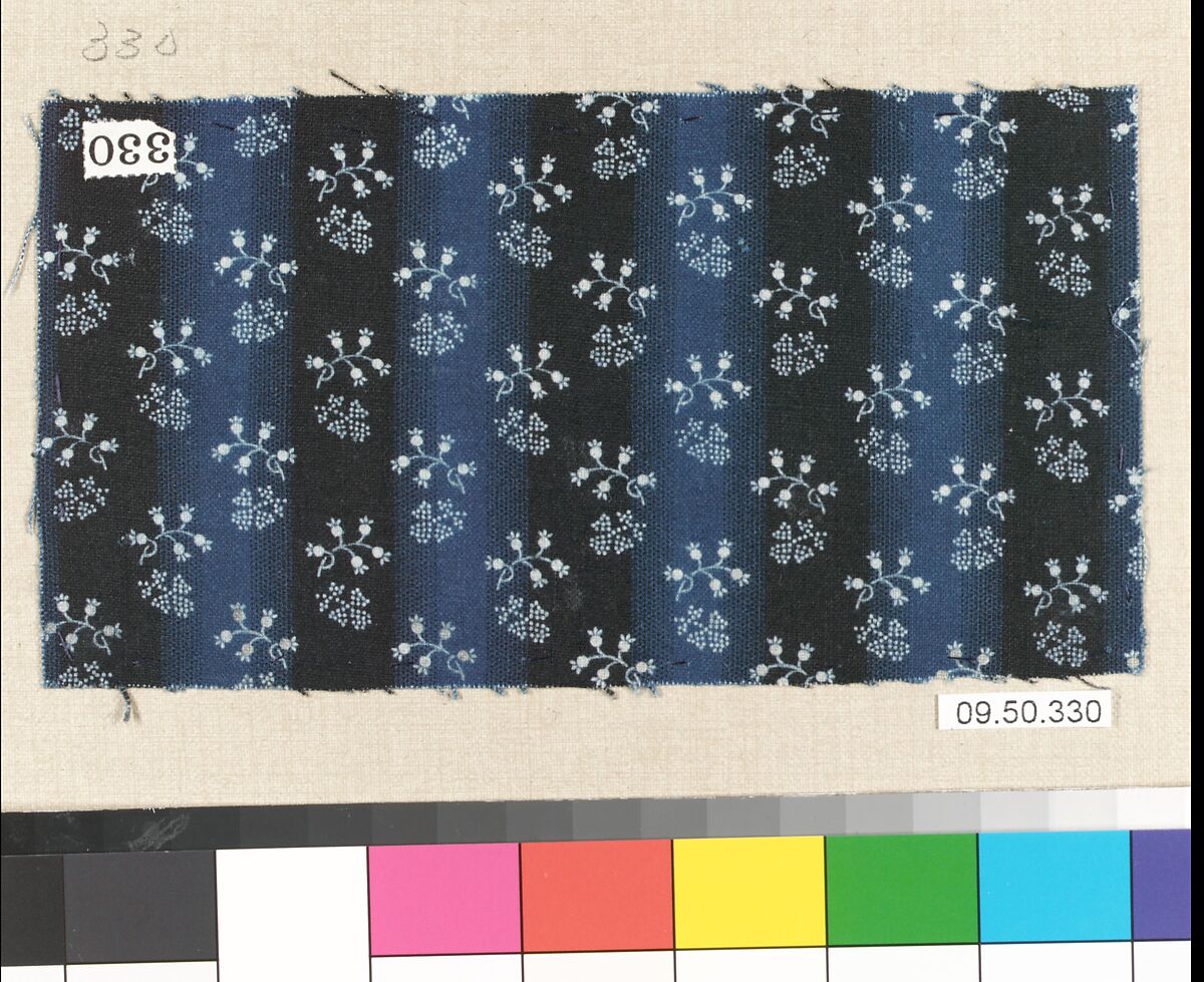 Piece (one of 116), Cotton, German