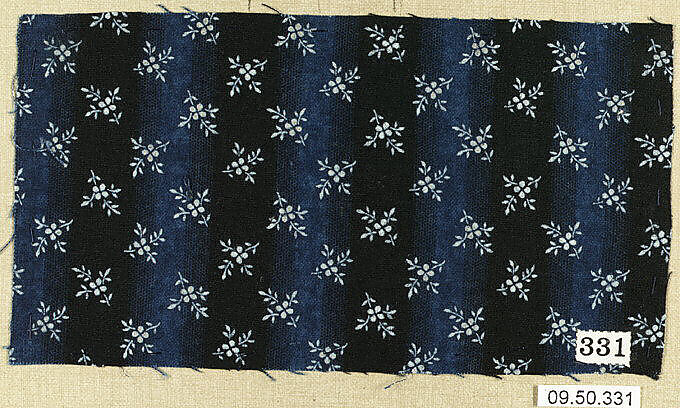 Piece (one of 116), Cotton, German 
