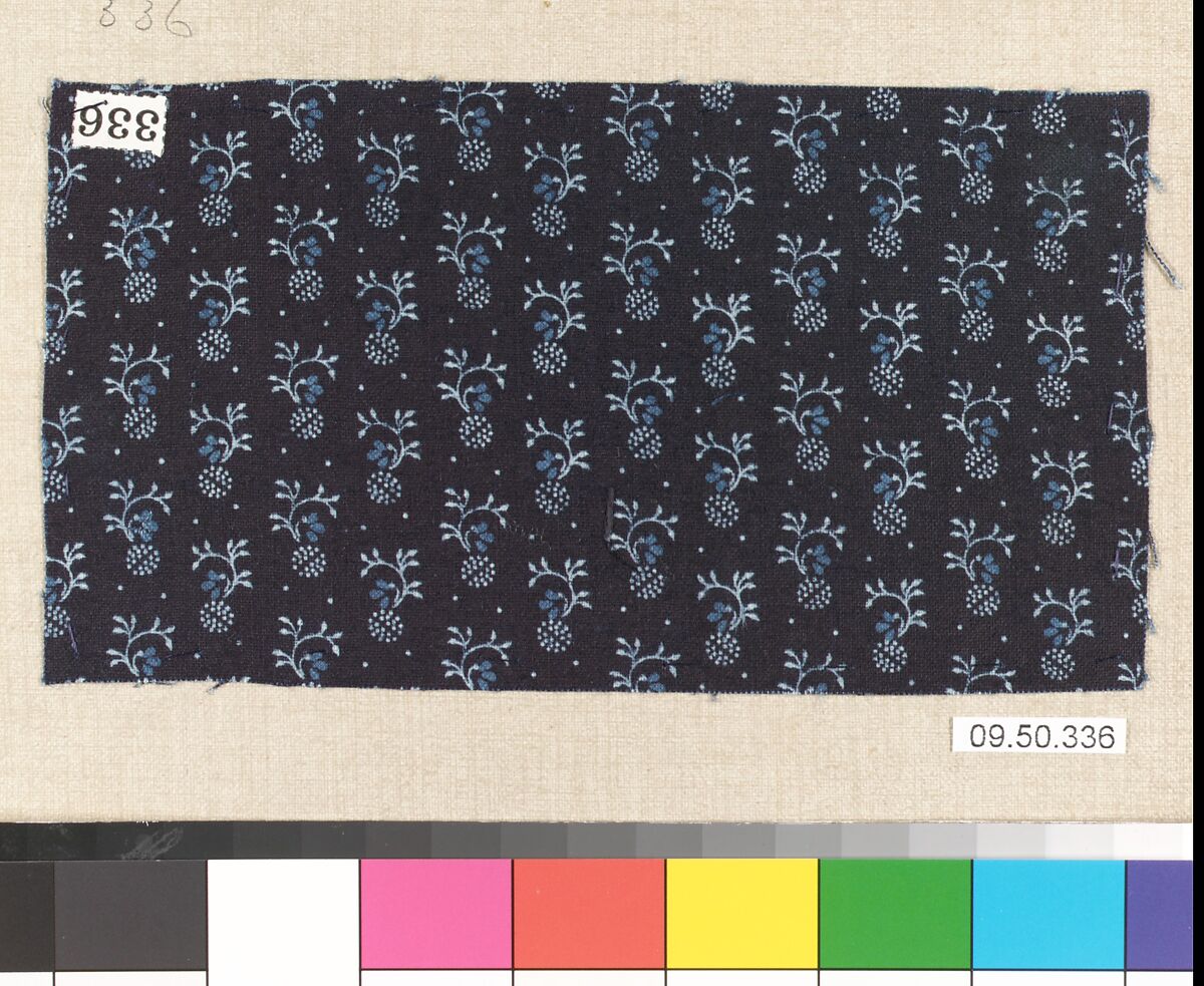 Piece (one of 116), Cotton, German