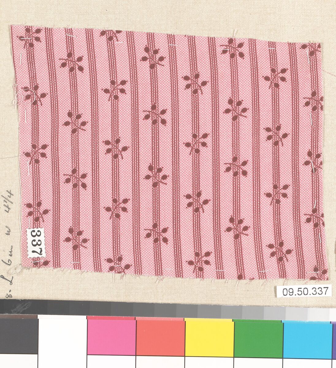 Piece (one of 116), Cotton, German