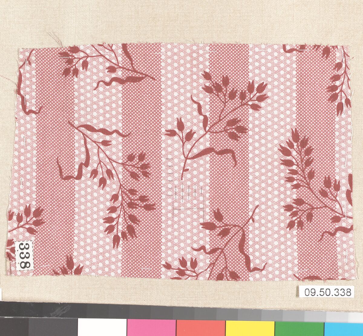 Piece (one of 116), Cotton, German