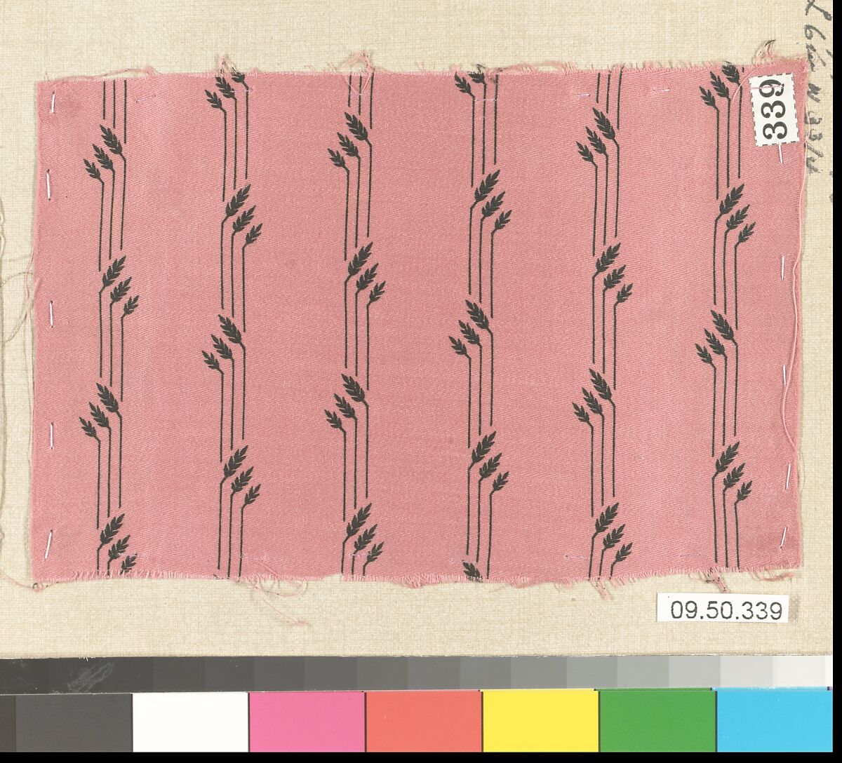 Piece (one of 116), Cotton, German