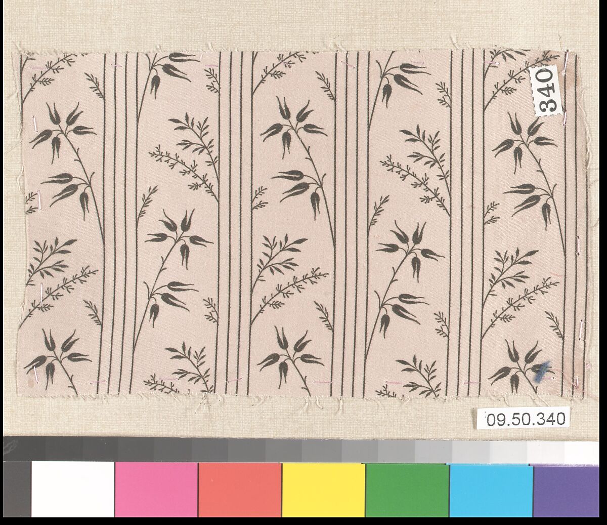 Piece (one of 116), Cotton, German