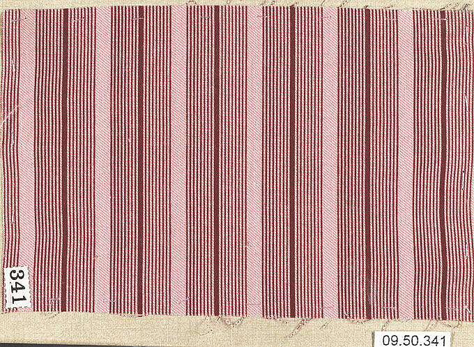 Piece (one of 116), Cotton, German 