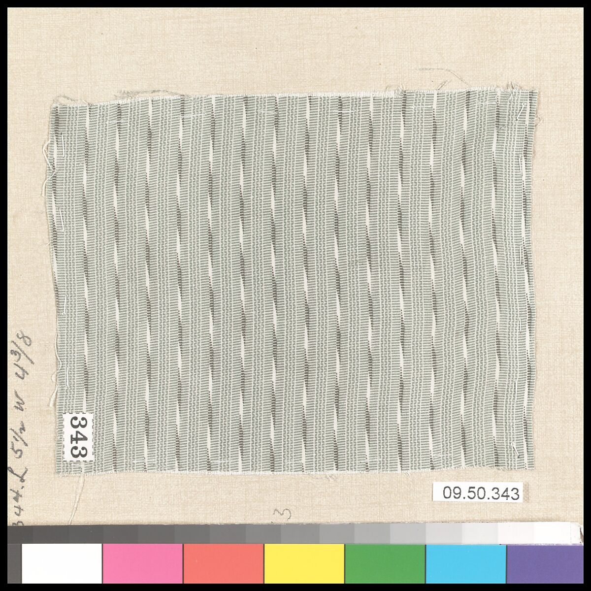Piece (one of 116), Cotton, German