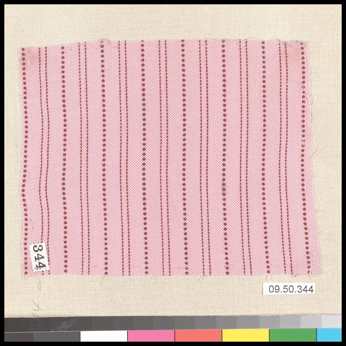 Piece (one of 116), Cotton, German