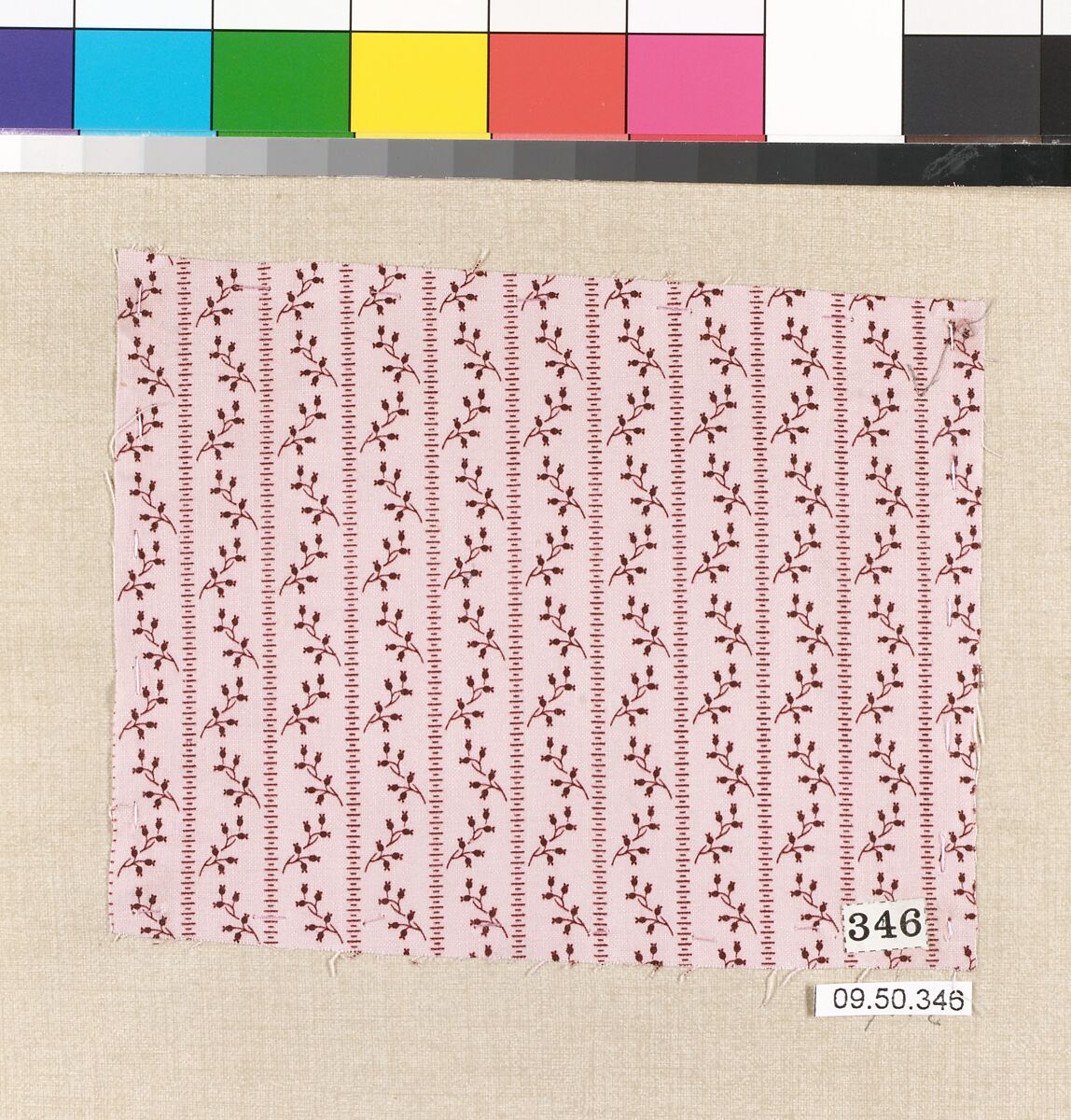 Piece (one of 116), Cotton, German