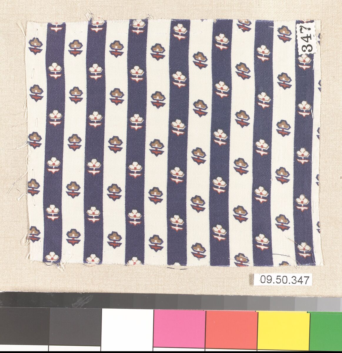 Piece (one of 116), Cotton, German