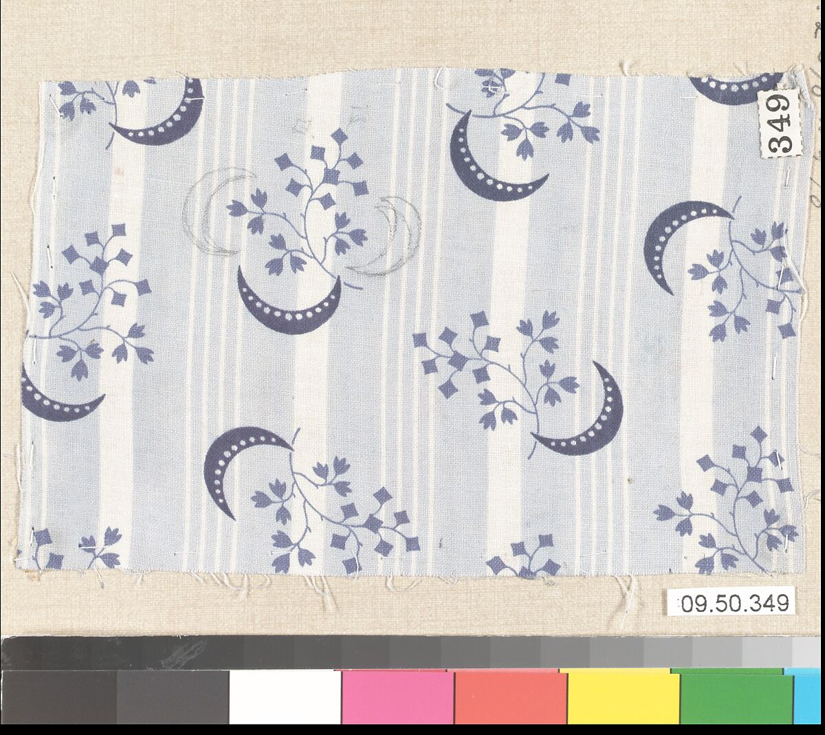 Piece (one of 116), Cotton, German