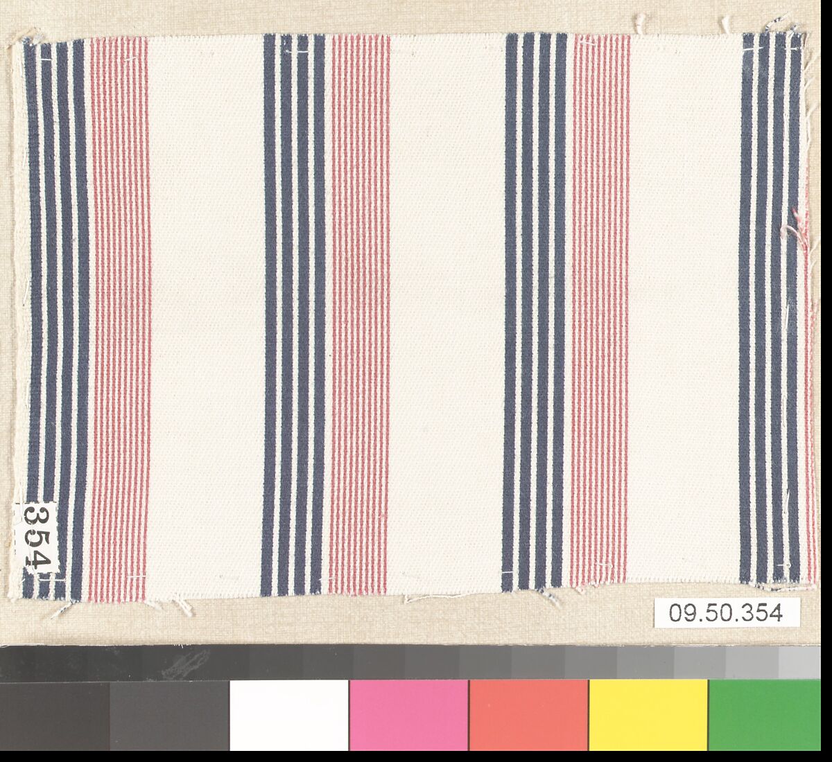 Piece (one of 116), Cotton, German