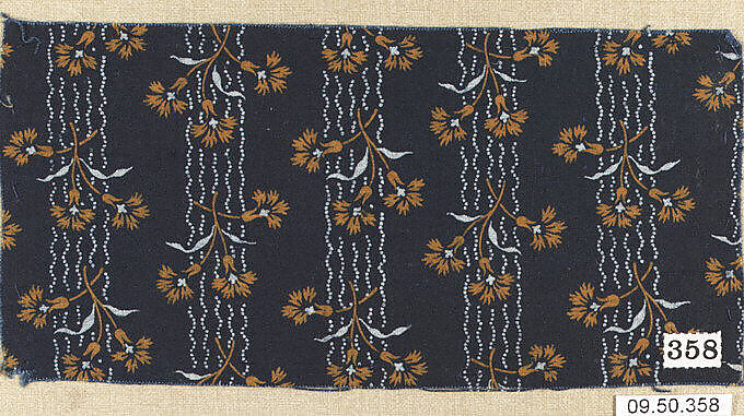 Piece (one of 116), Cotton, German 