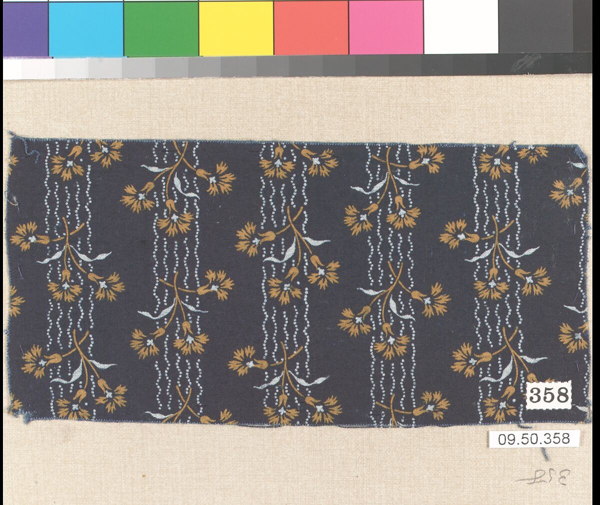Piece (one of 116), Cotton, German