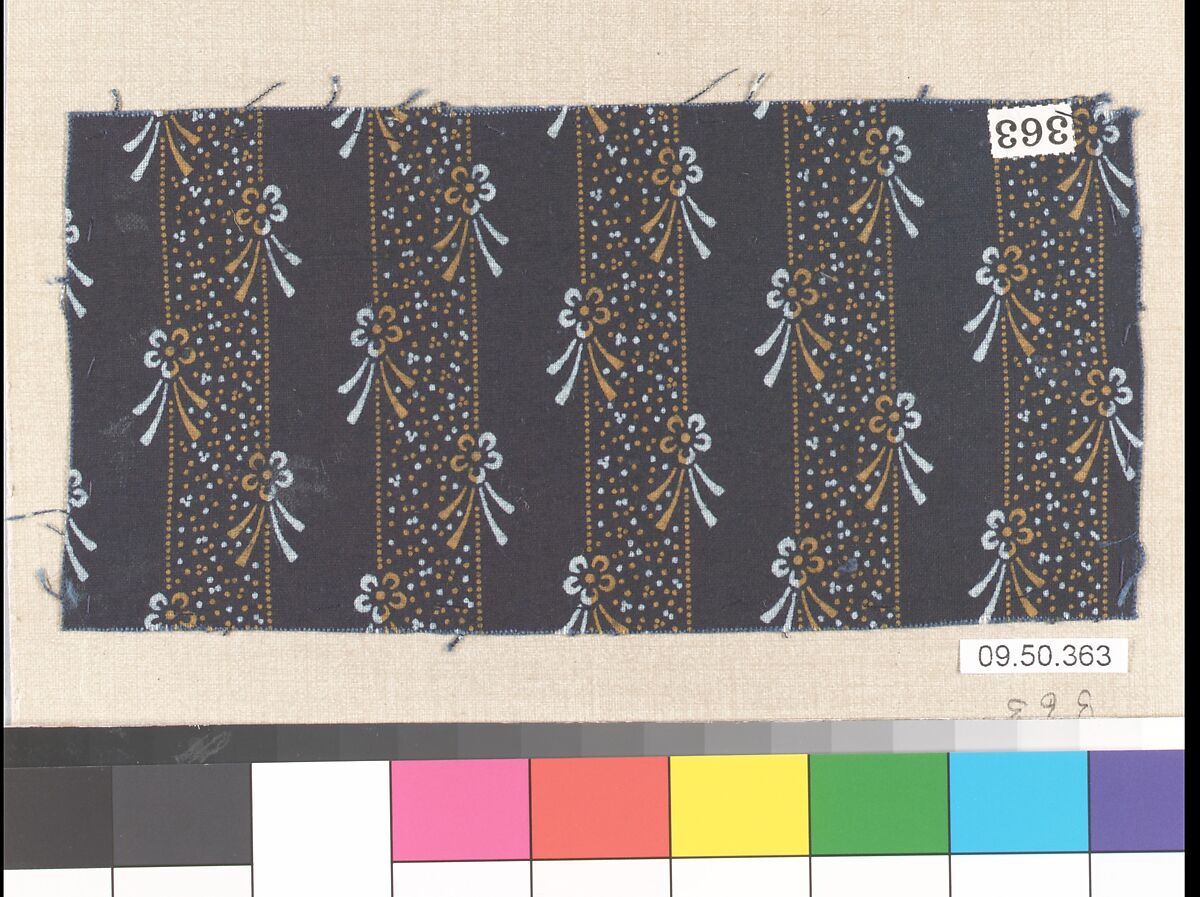 Piece (one of 116), Cotton, German
