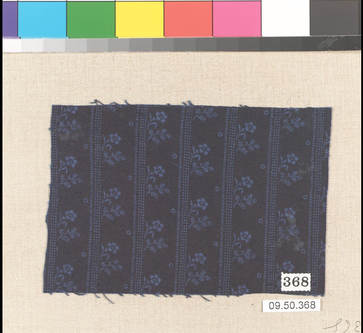 Piece (one of 116), Cotton, German