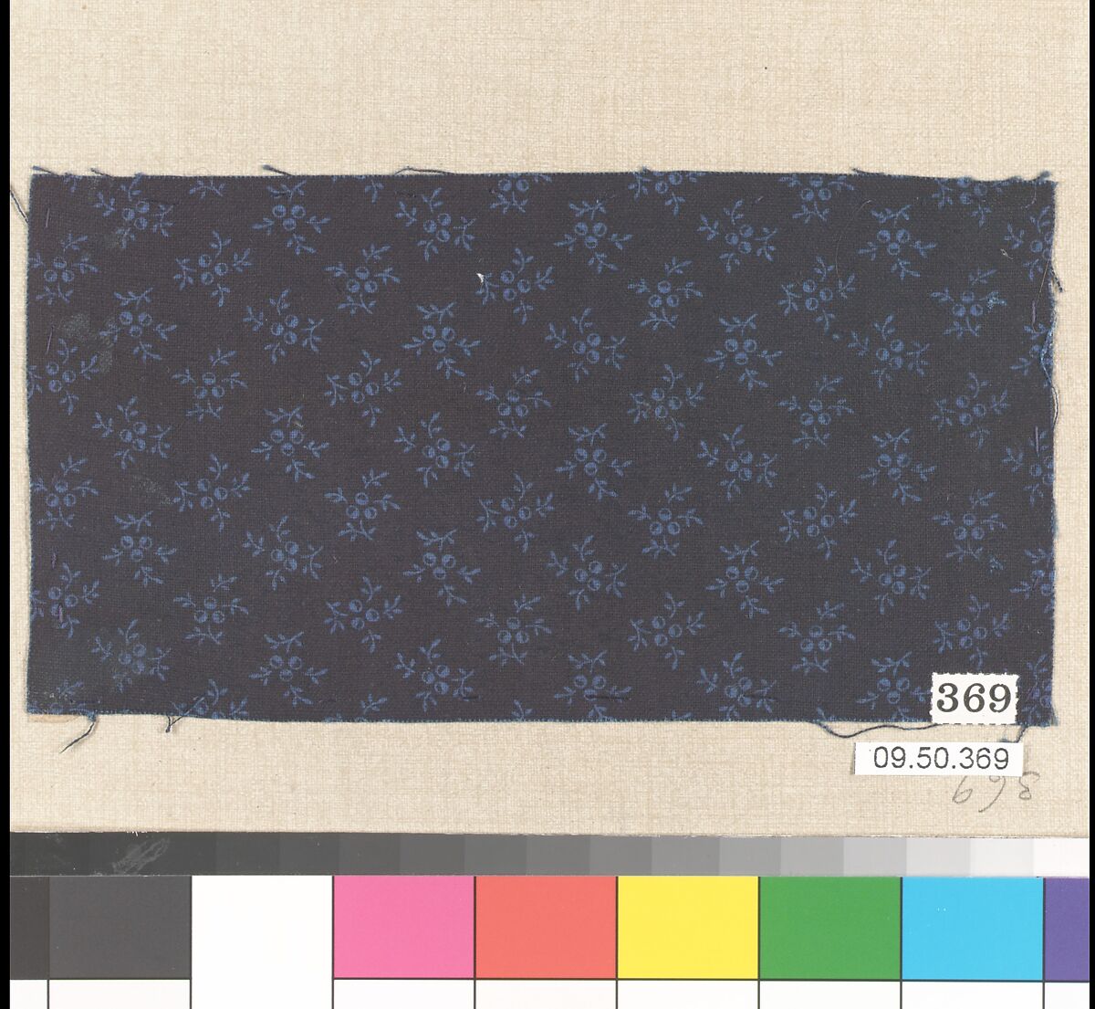 Piece (one of 116), Cotton, German