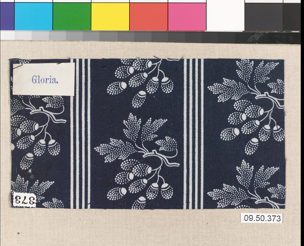 Piece (one of 116), Cotton, German
