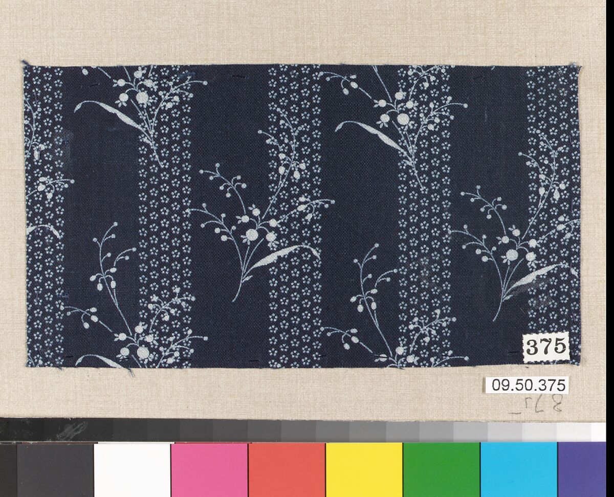 Piece (one of 116), Cotton, German
