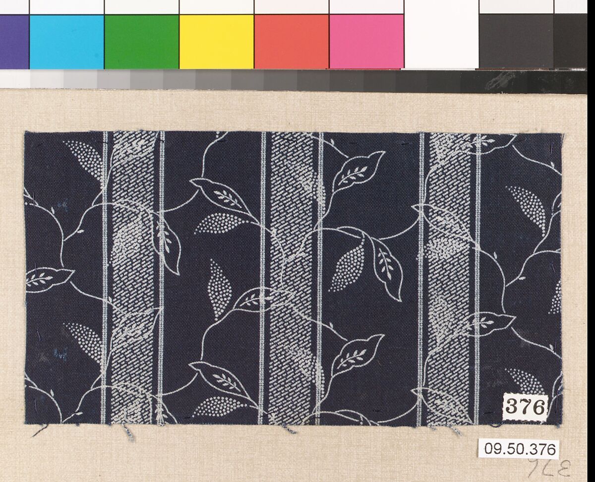 Piece (one of 116), Cotton, German