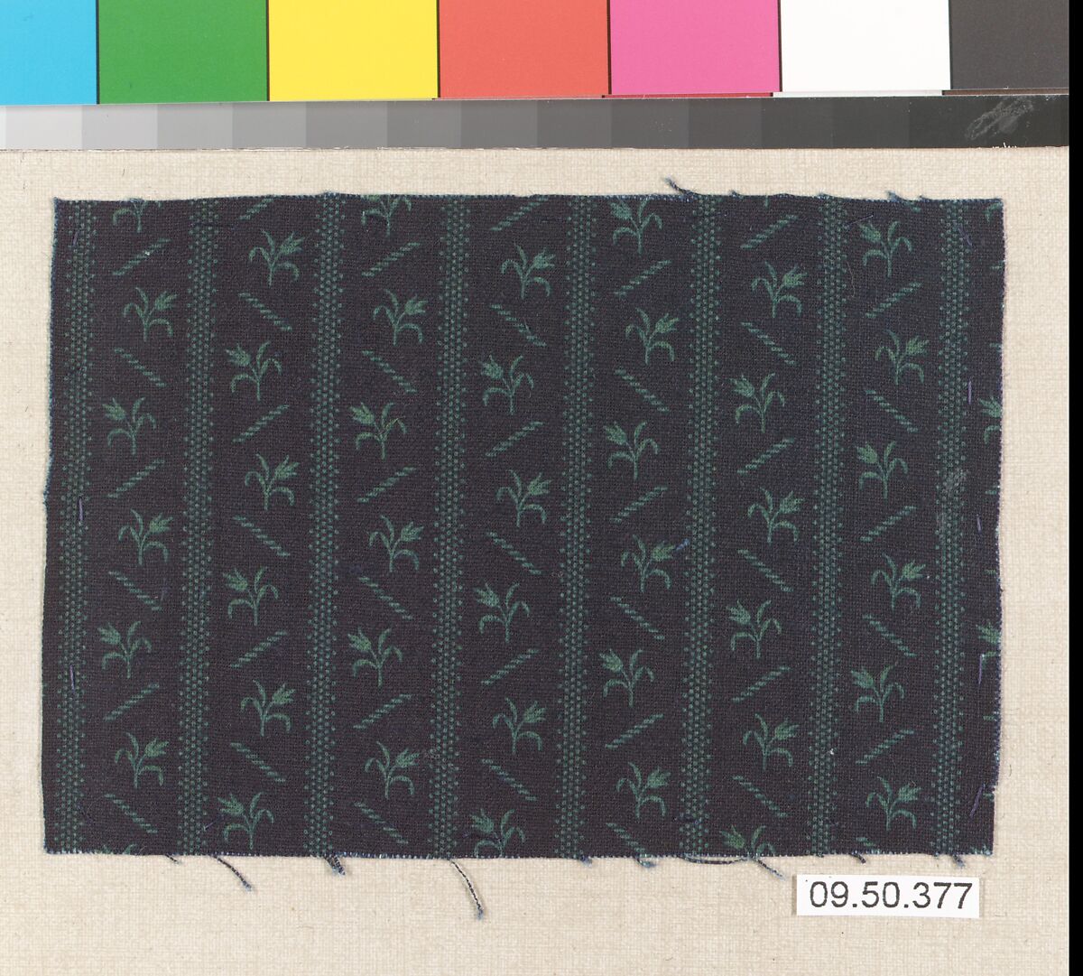 Piece (one of 116), Cotton, German