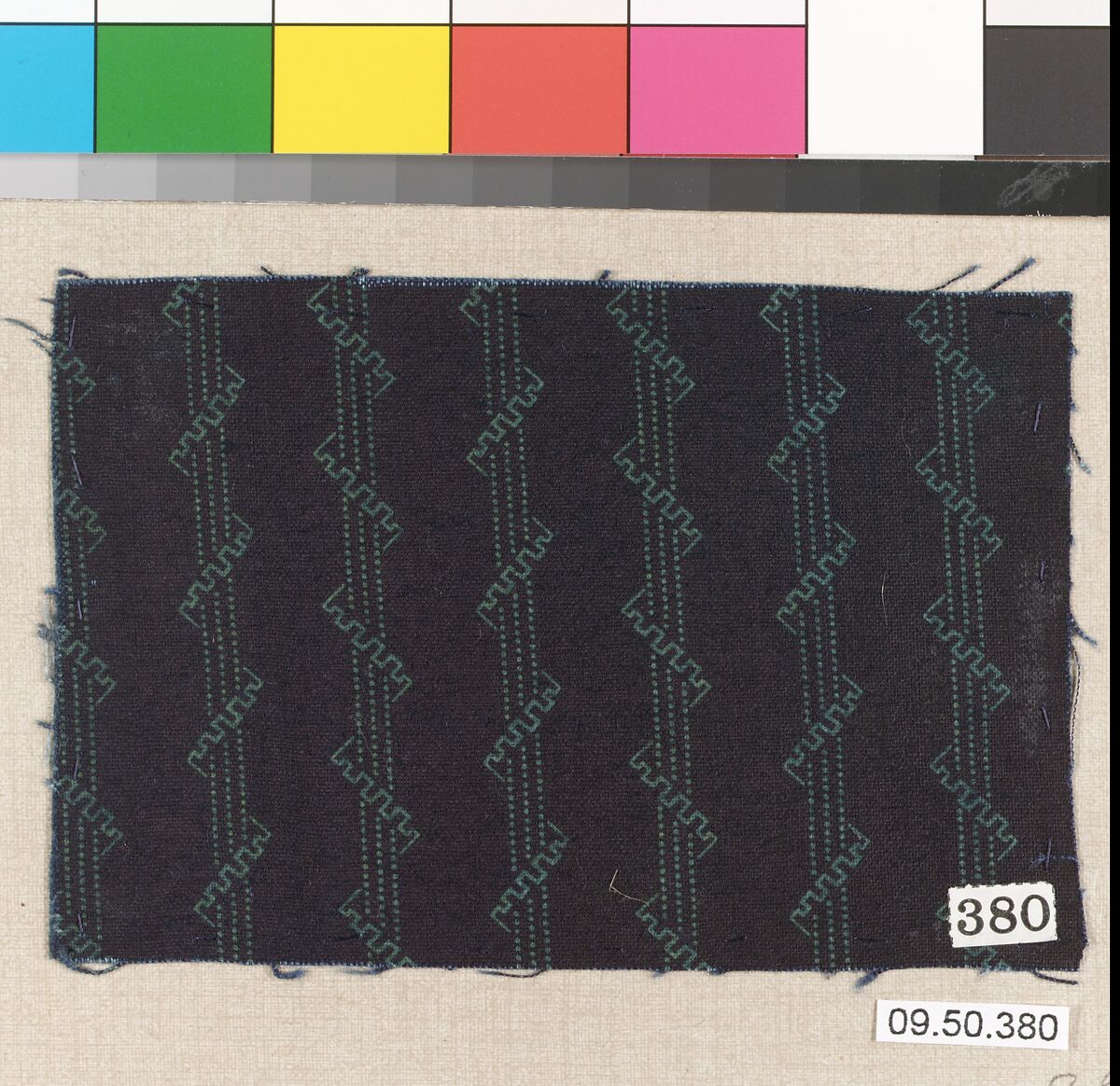 Piece (one of 116), Cotton, German