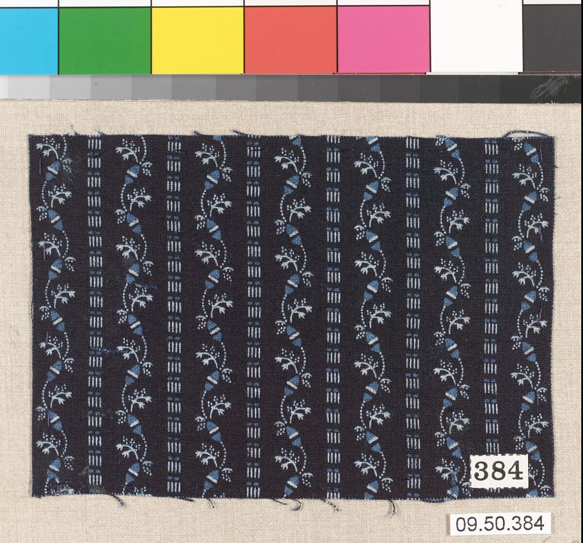 Piece (one of 116), Cotton, German