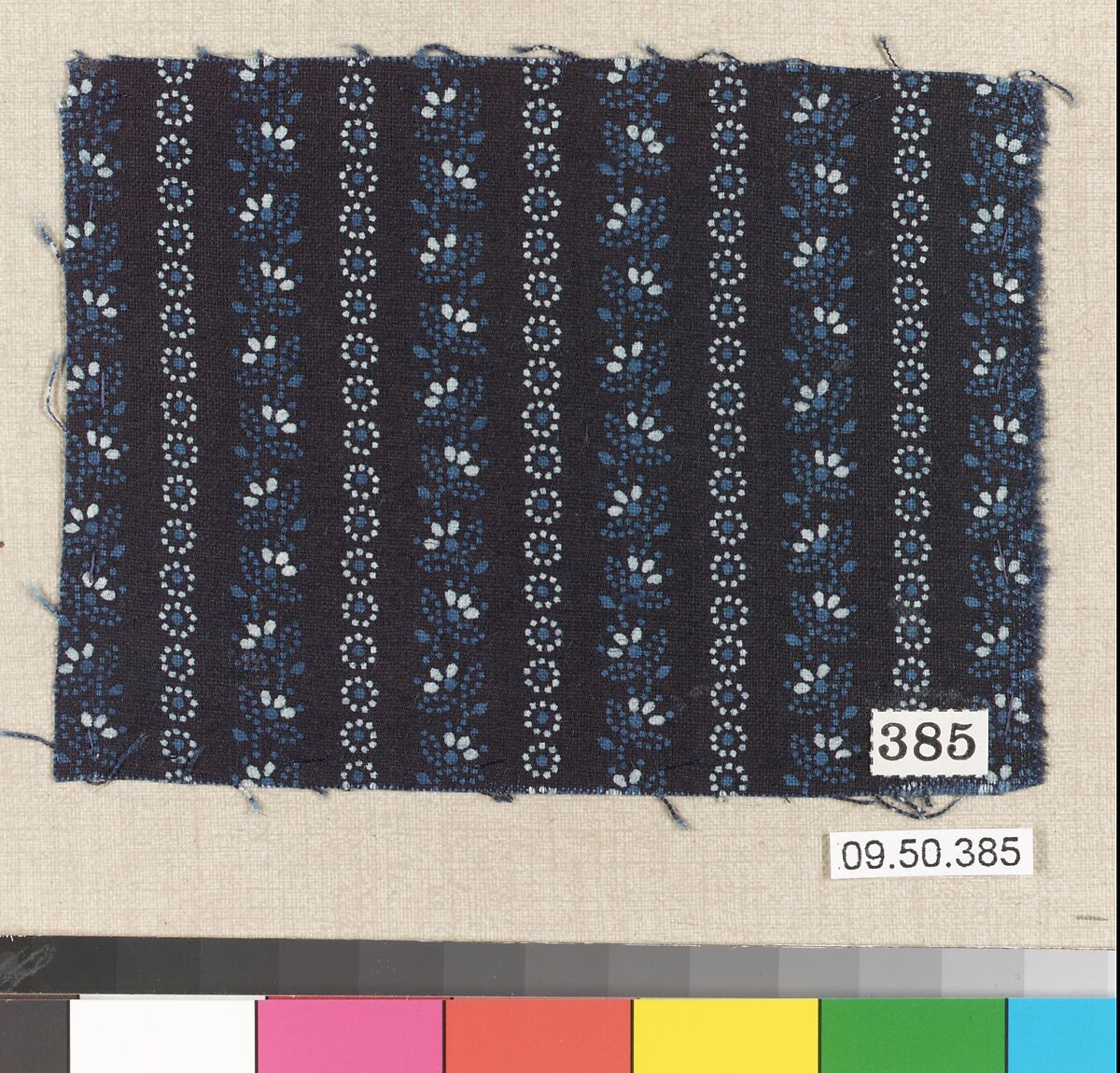 Piece (one of 116), Cotton, German