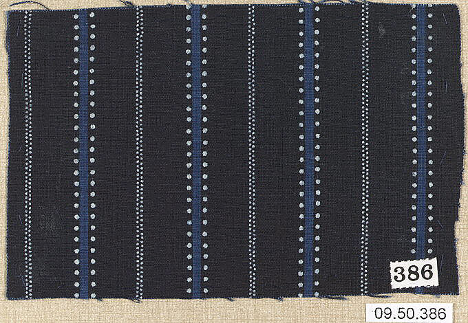 Piece (one of 116), Cotton, German 