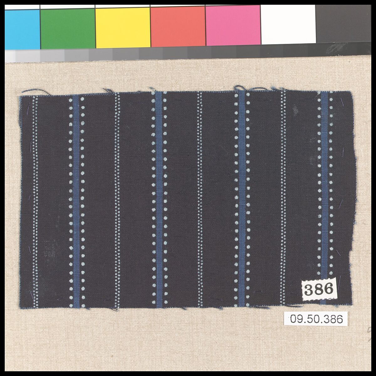Piece (one of 116), Cotton, German