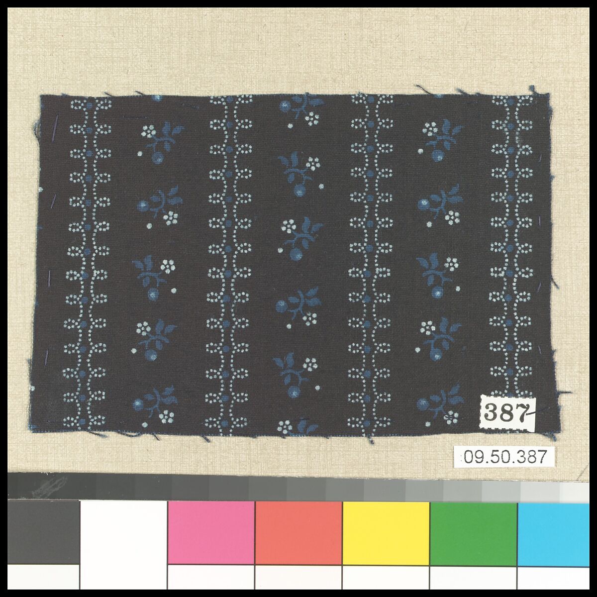 Piece (one of 116), Cotton, German