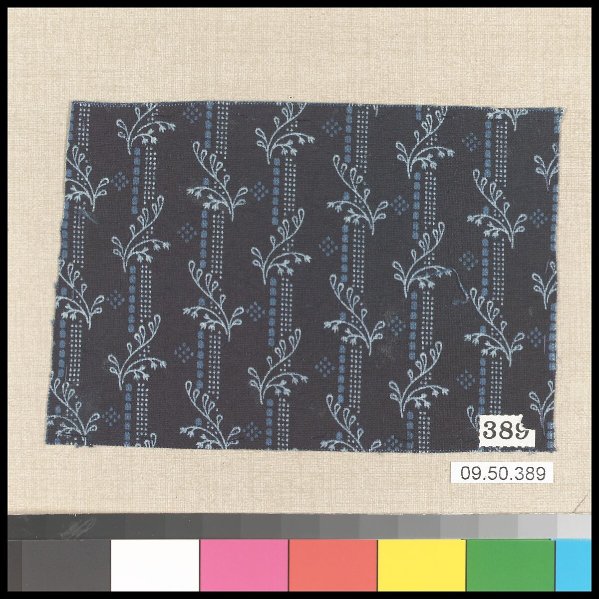 Piece (one of 116), Cotton, German