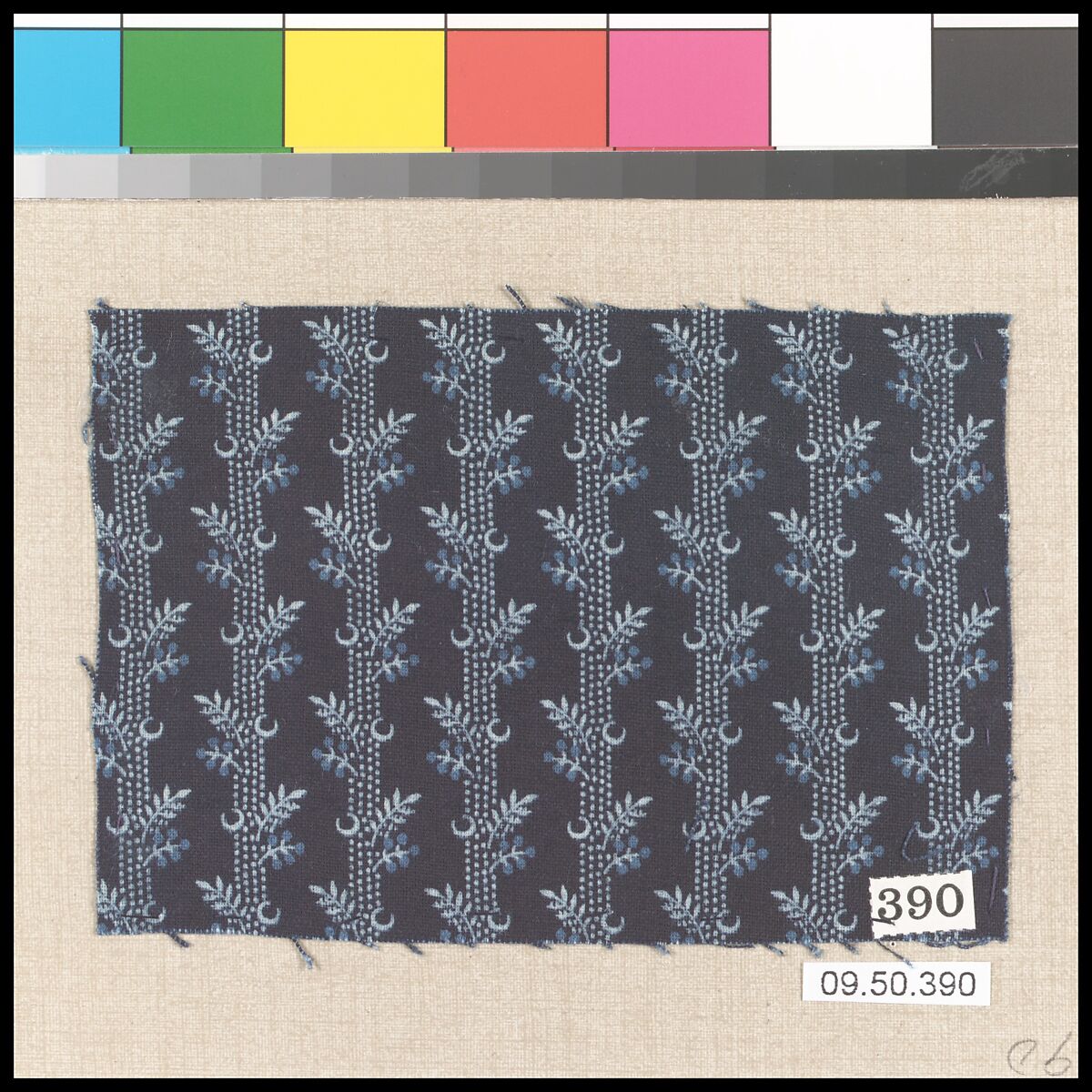 Piece (one of 116), Cotton, German