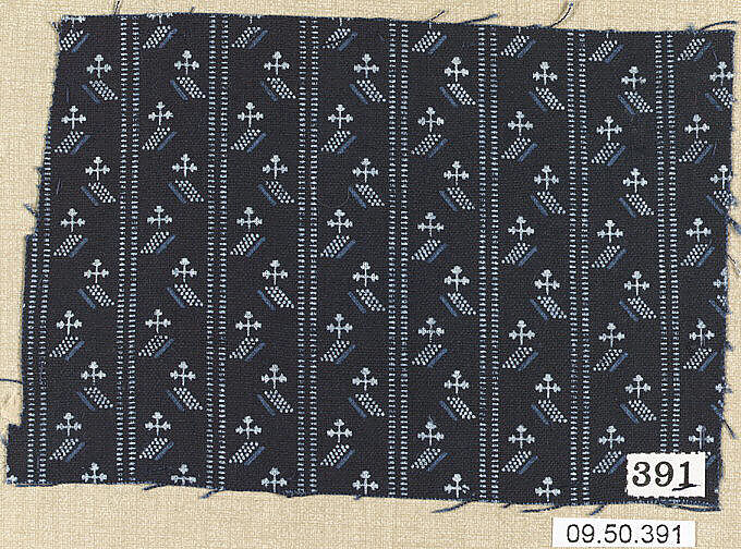 Piece (one of 116), Cotton, German
