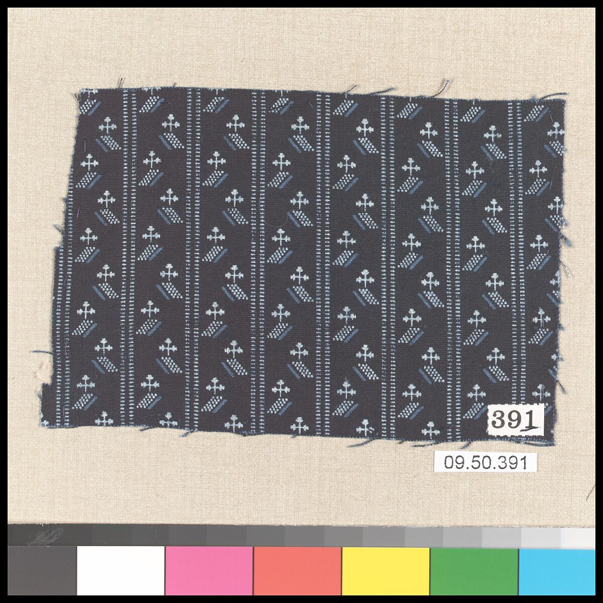 Piece (one of 116), Cotton, German