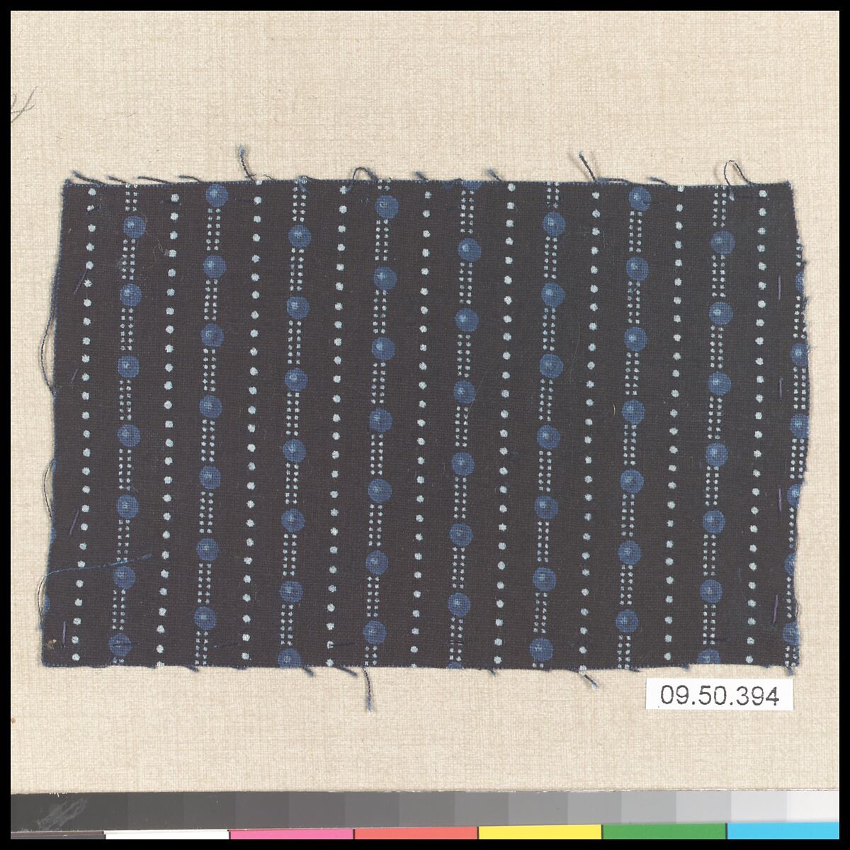 Piece (one of 116), Cotton, German