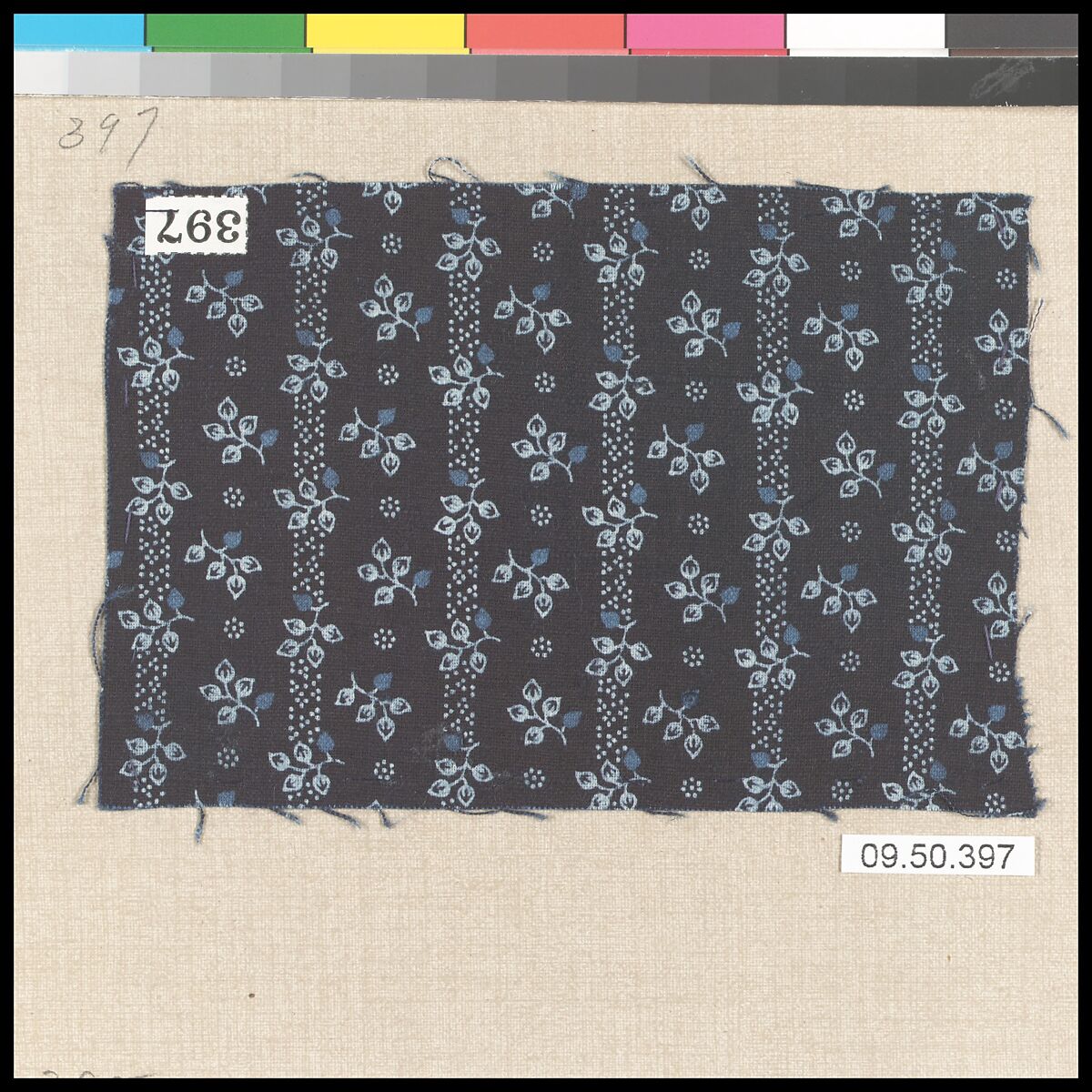 Piece (one of 116), Cotton, German