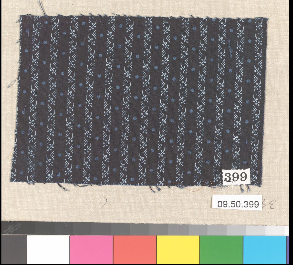 Piece (one of 116), Cotton, German