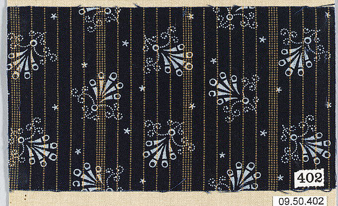 Piece (one of 116), Cotton, German 