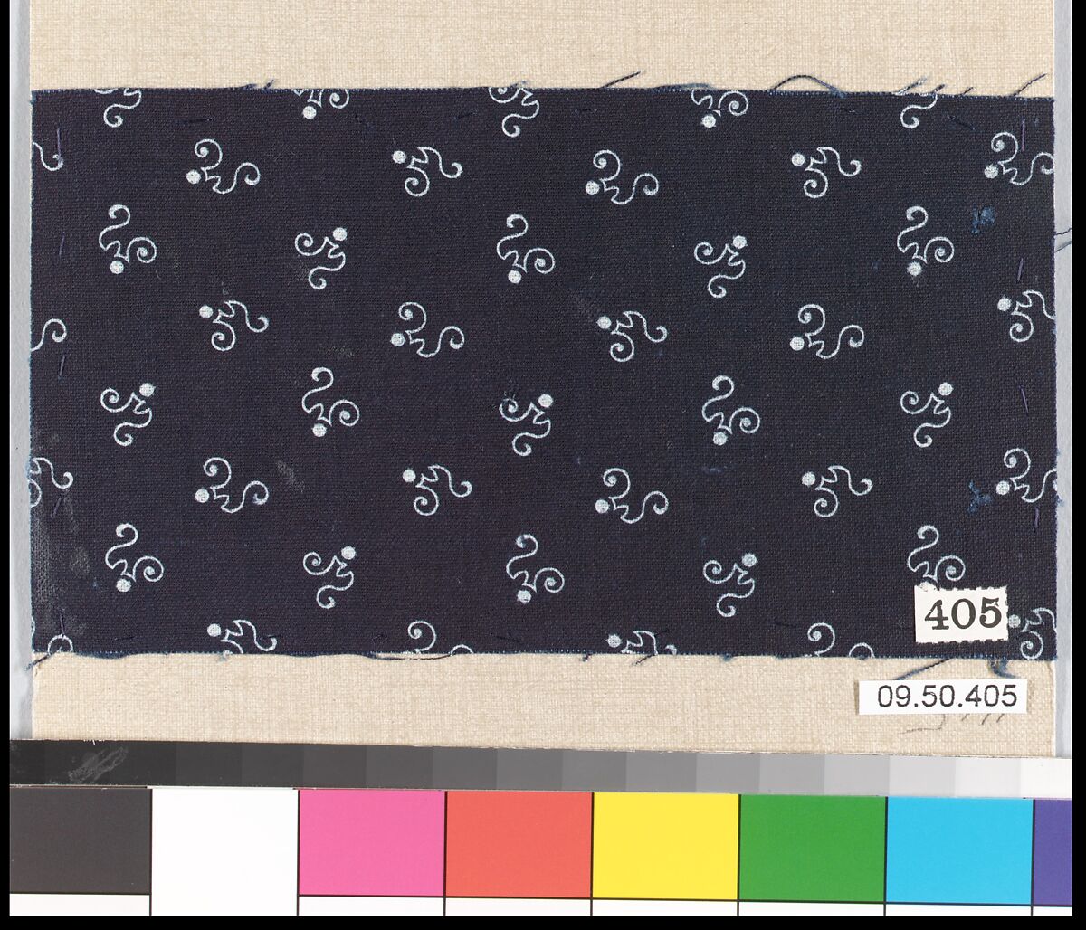 Piece (one of 116), Cotton, German