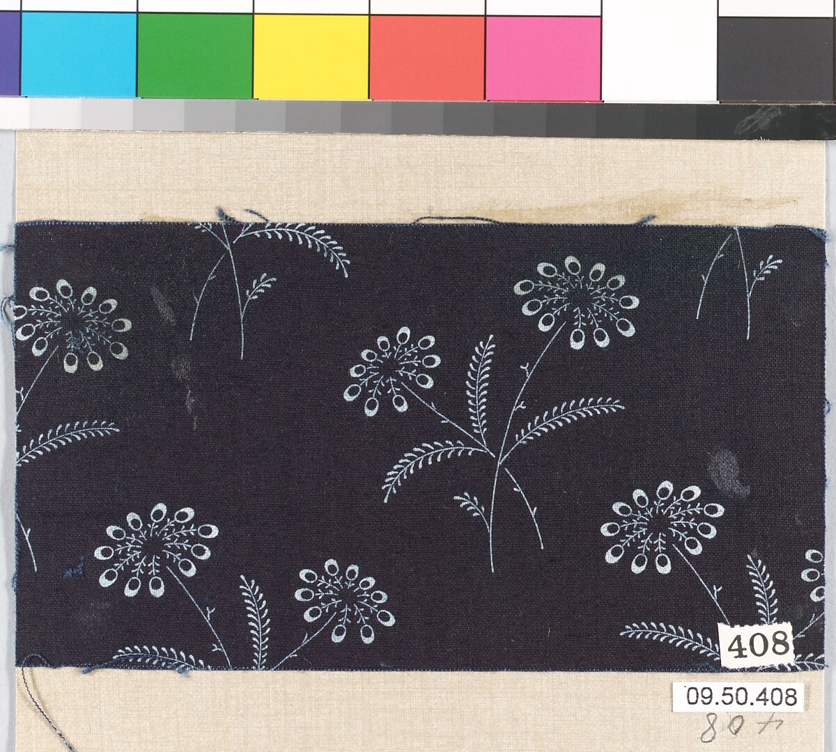 Piece (one of 116), Cotton, German